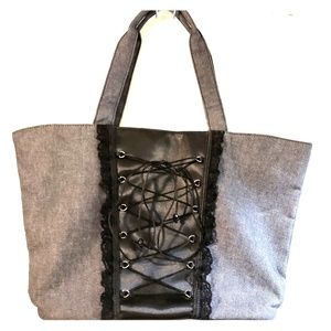 Victoria's Secret Jean Corset Bag